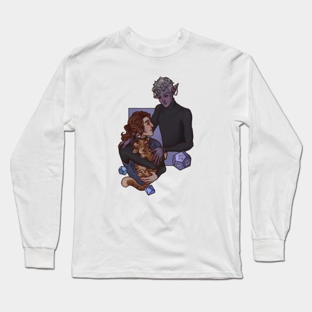 Caleb and Essek | The Nein Long Sleeve T-Shirt by keyvei